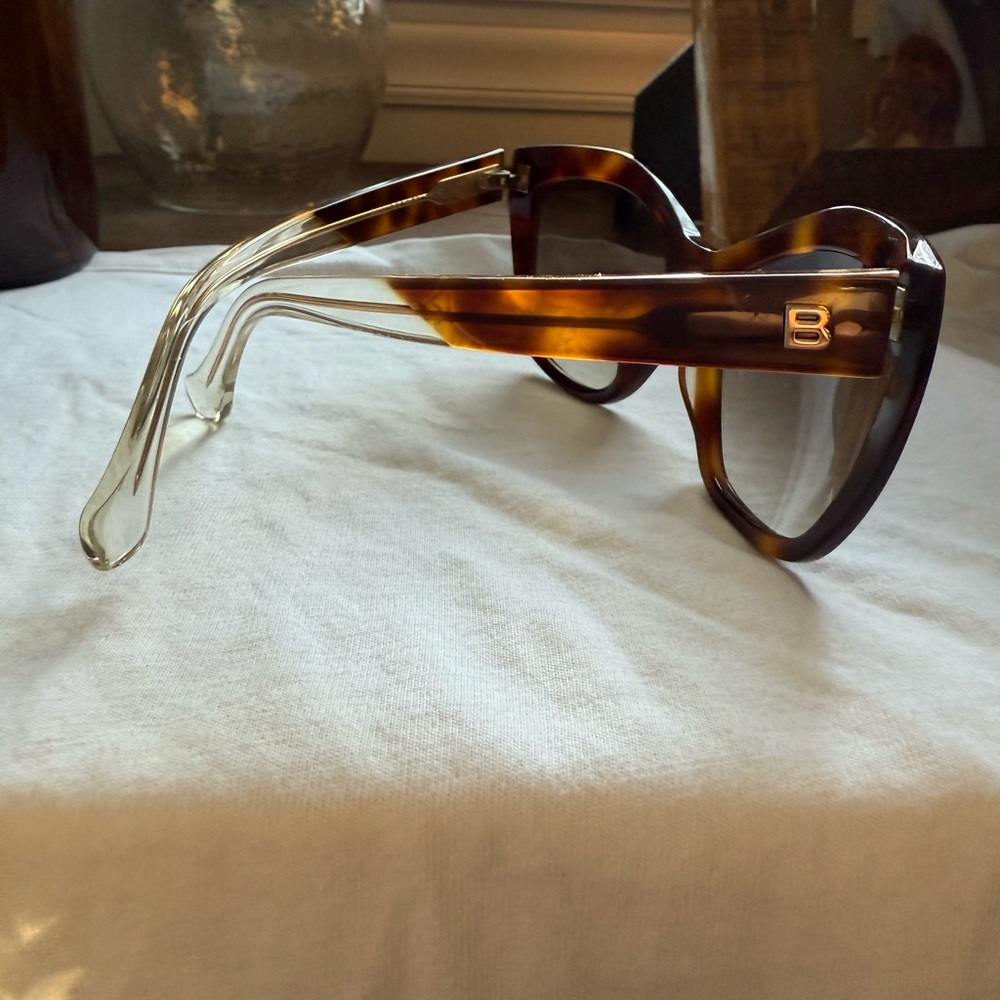 Balenciaga Tortoiseshell Designer Sunglasses